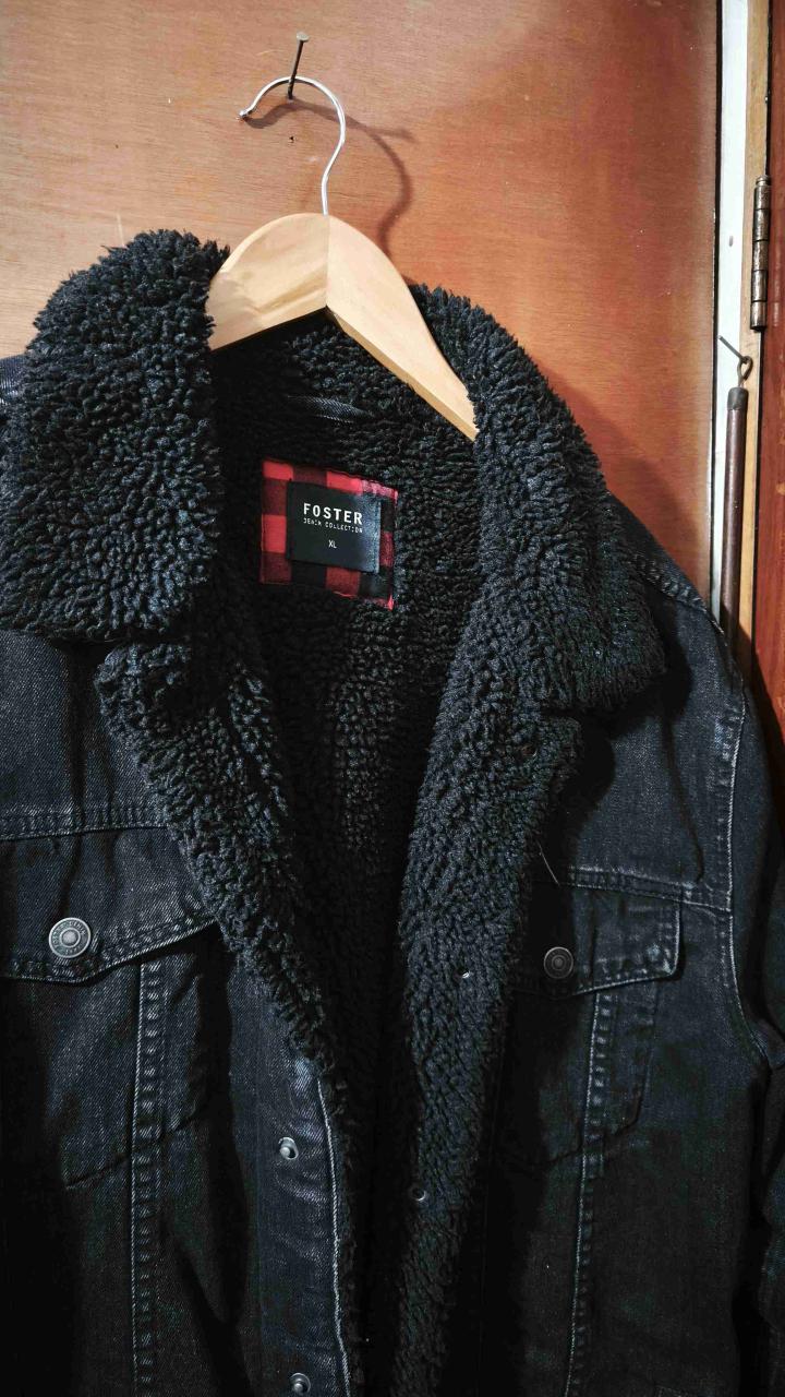 Chaqueta de mezclilla negra Foster - miniatura 3