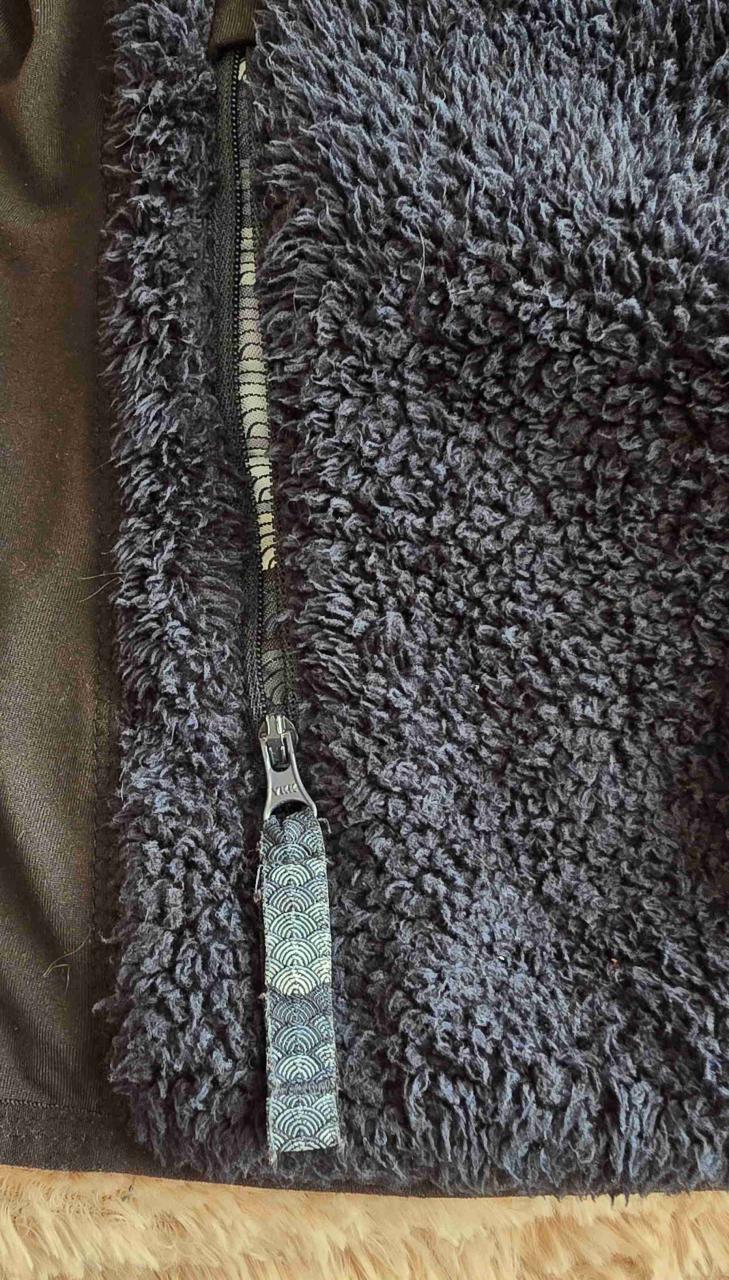 Parka polar azul con capucha - miniatura 5