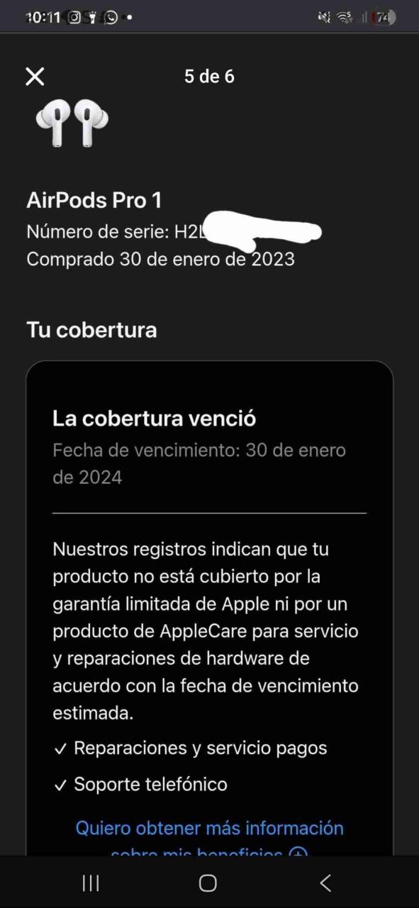 Airpods pro 1 originales - miniatura 4