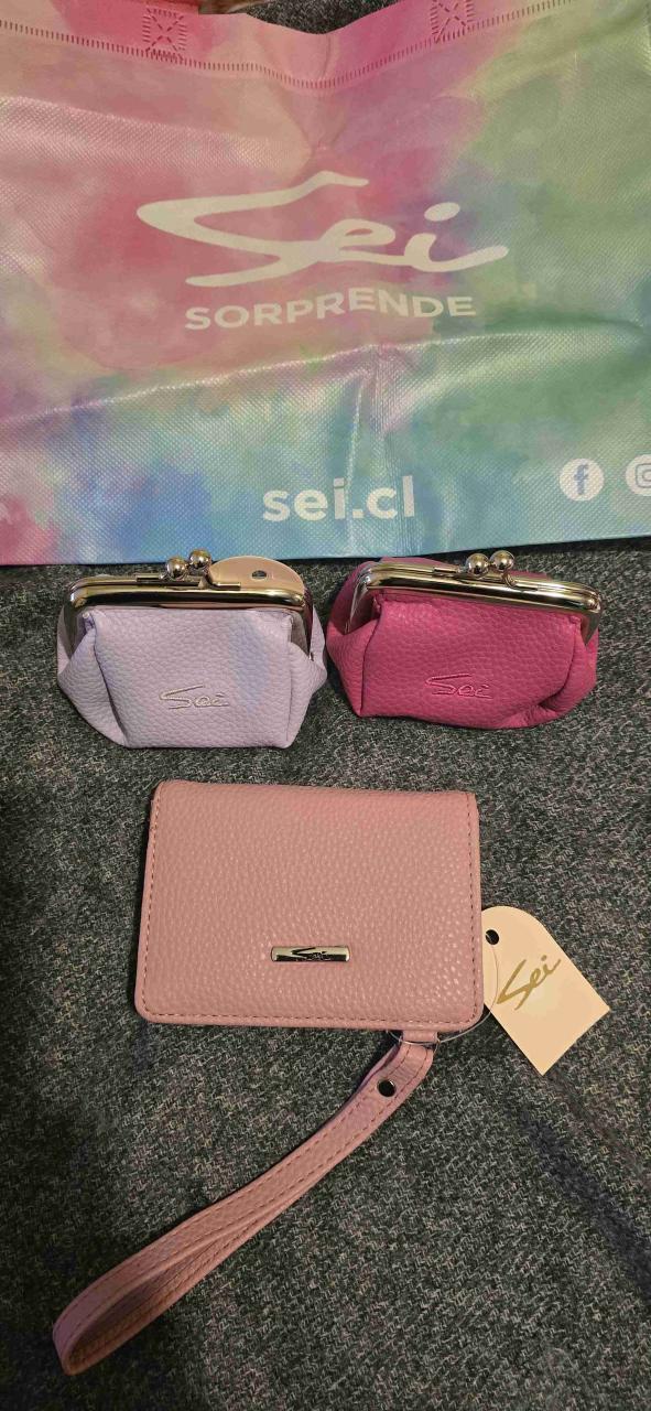 Conjunto de monederos y cartera Sei - miniatura 1