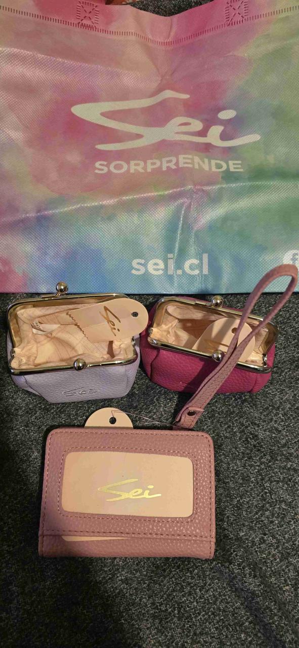Conjunto de monederos y cartera Sei - miniatura 3