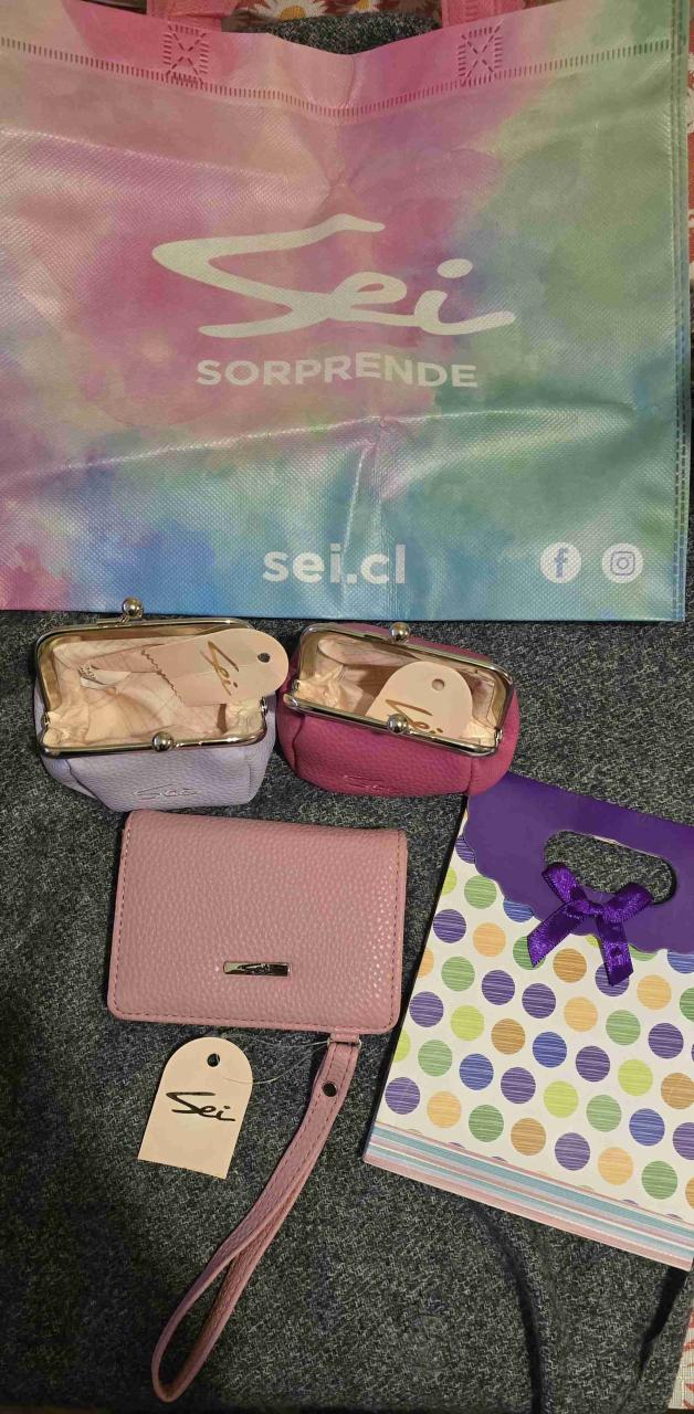 Conjunto de monederos y cartera Sei - miniatura 4