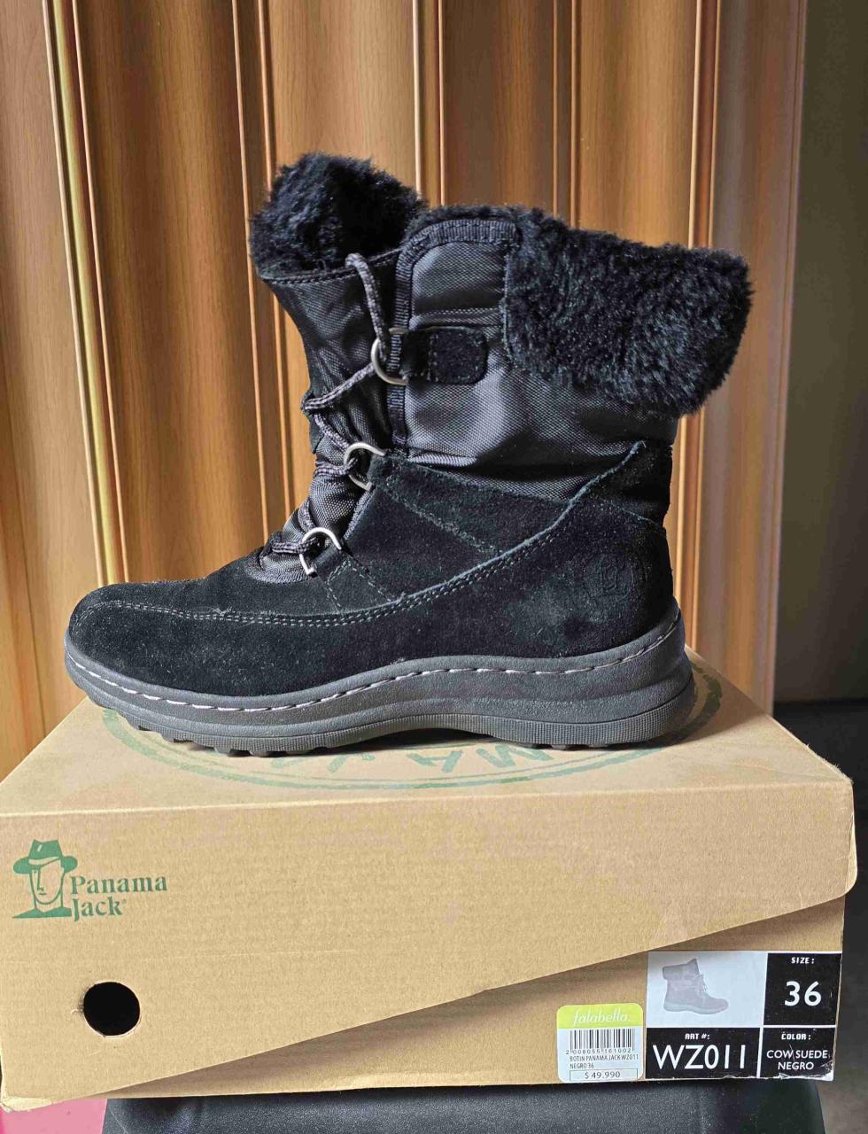 Botas negras forradas talla 36 - miniatura 1