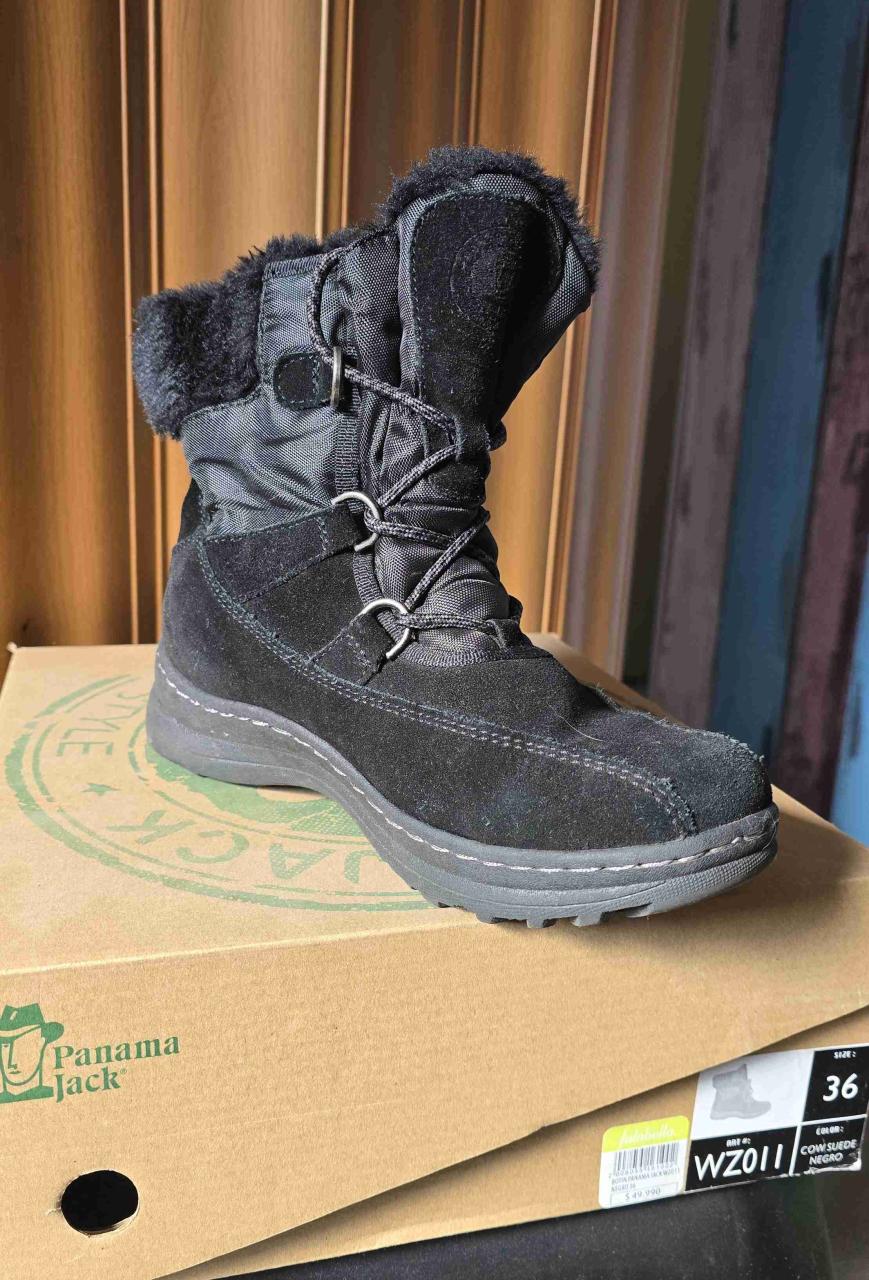 Botas negras forradas talla 36 - miniatura 2