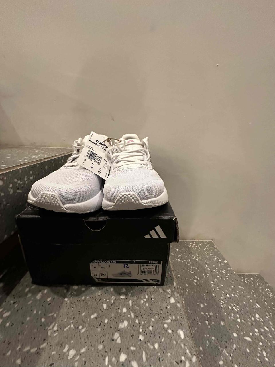 Zapatillas deportivas blancas con rayas unisex - miniatura 2