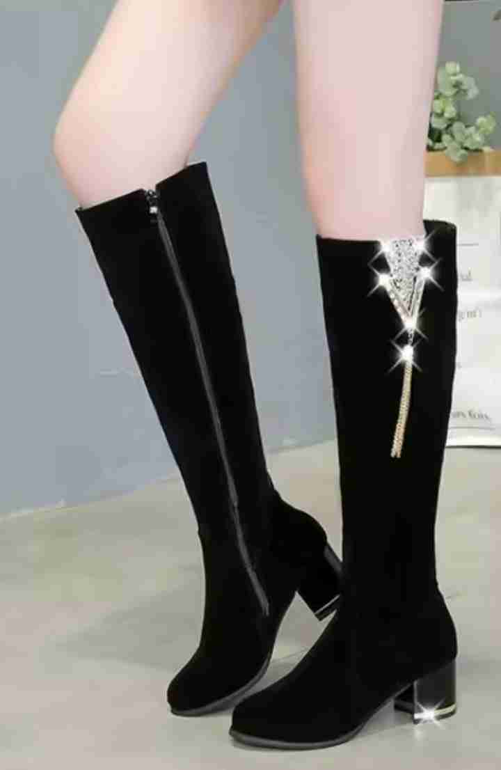 Botas altas rojas número 37 - miniatura 2