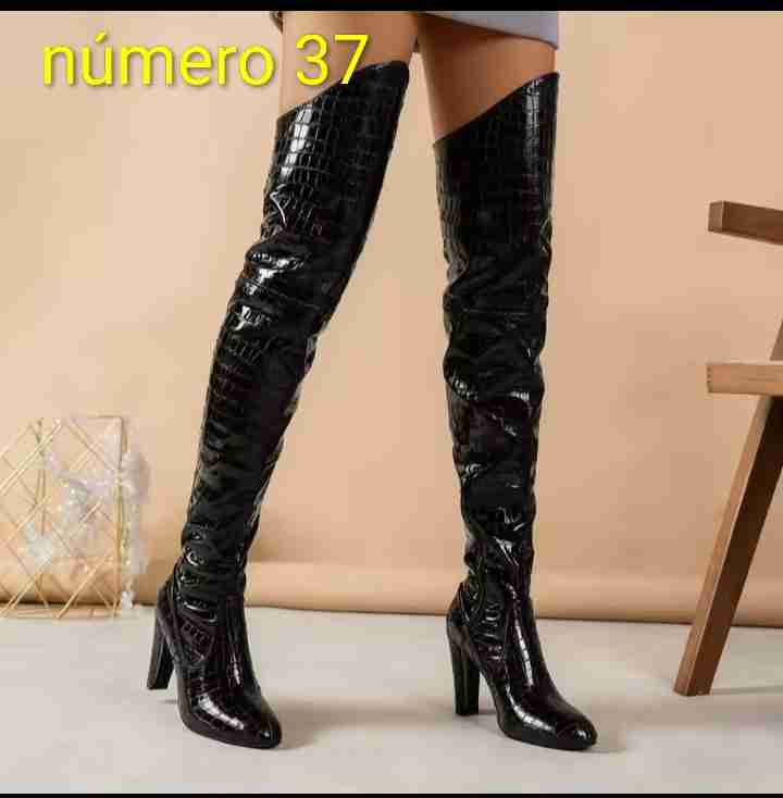 Botas altas rojas número 37 - miniatura 3