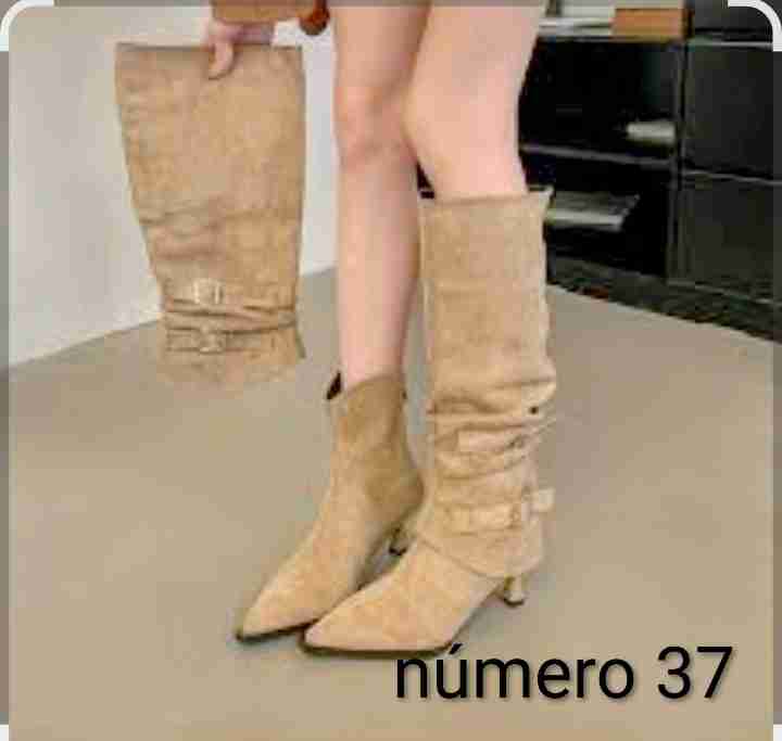 Botas altas rojas número 37 - miniatura 4