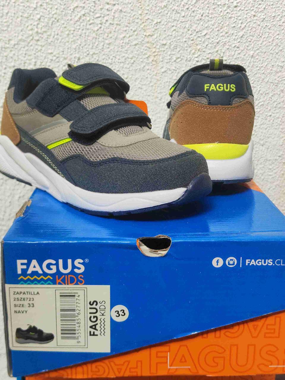 Zapatillas Fagus Kids Verde Talla 33 - miniatura 2