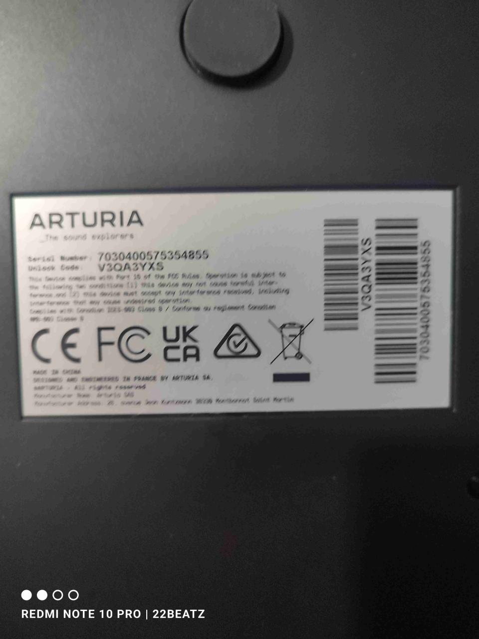 Controlador MIDI Arturia Minilab 3 blanco - miniatura 3