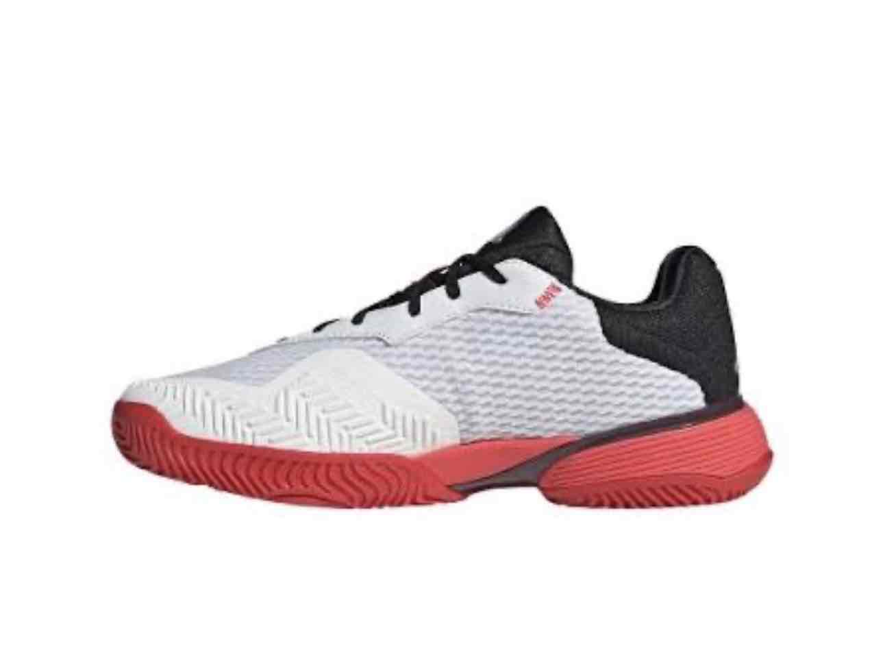 Zapatillas blancas y rojas para tenis - miniatura 2