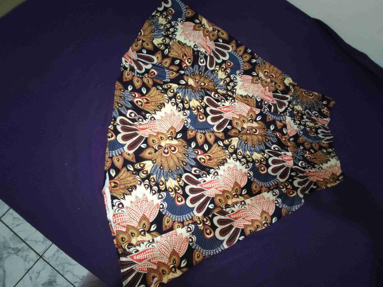 Falda larga estampado bohemio - miniatura 3