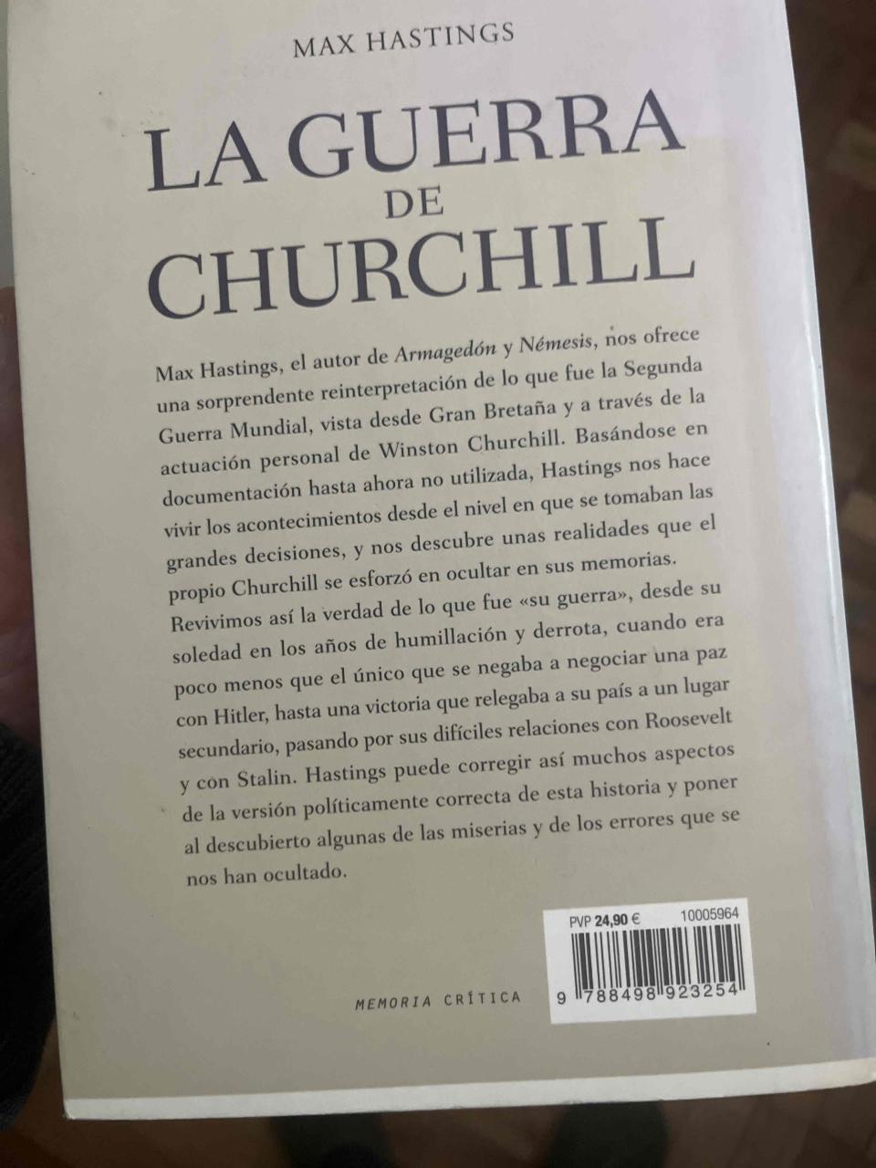 Libro 'La Guerra de Churchill' - miniatura 3