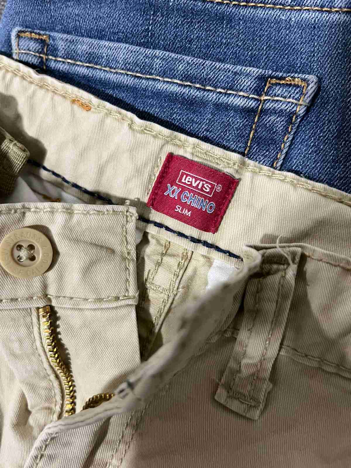 Jeans Levi's niños azul y beige + Calza Zaras - miniatura 5