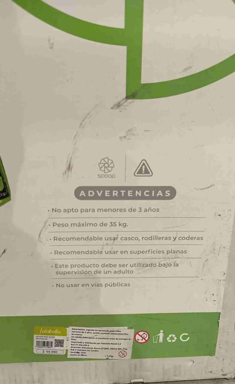 Kart para niños negro y verde - miniatura 2
