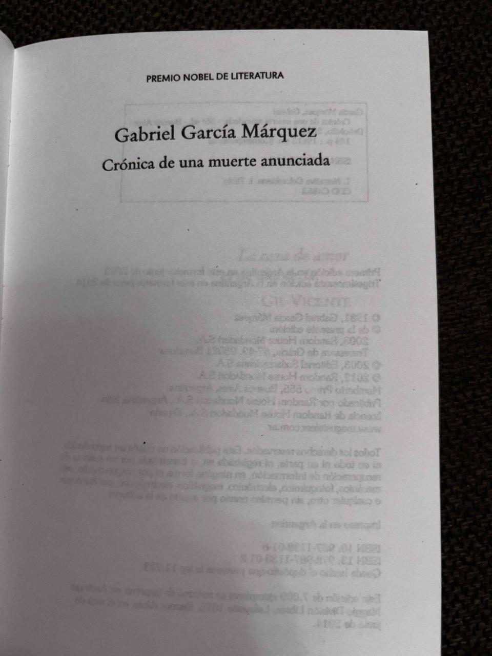 Libros Gabriel García Márquez - miniatura 5