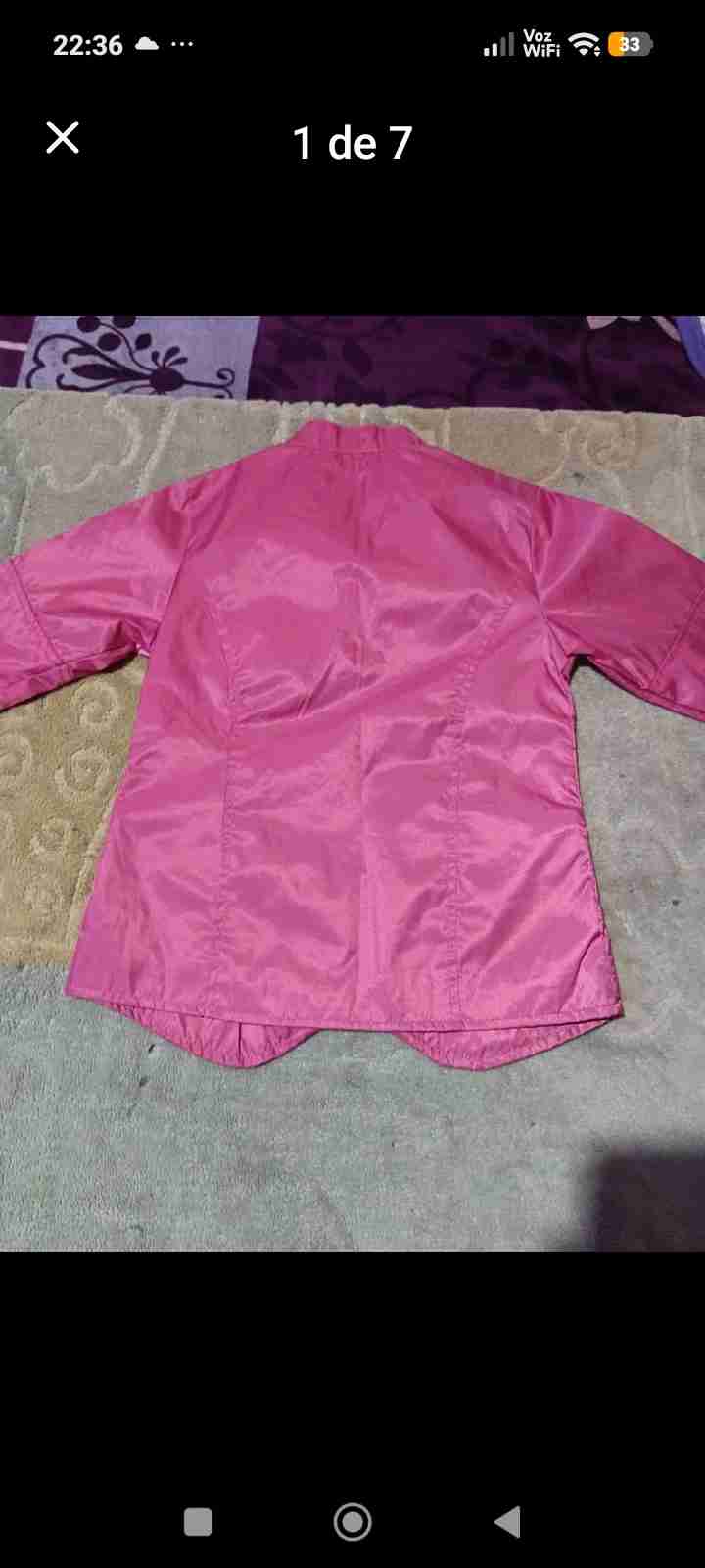 Chaqueta rosada para niña - miniatura 2
