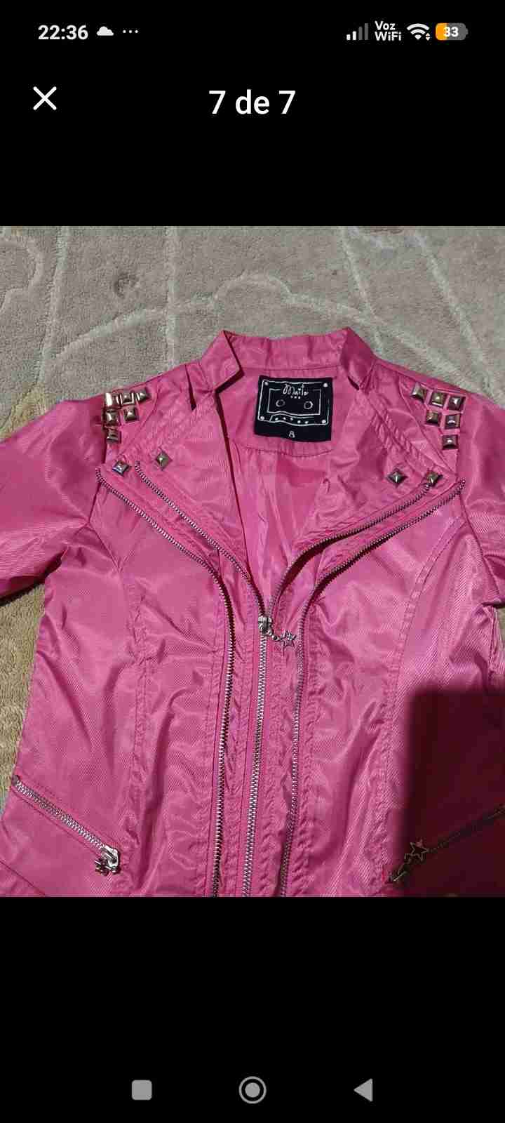 Chaqueta rosada para niña - miniatura 4