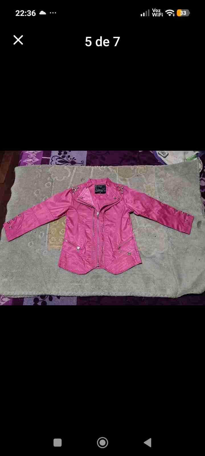 Chaqueta rosada para niña - miniatura 5