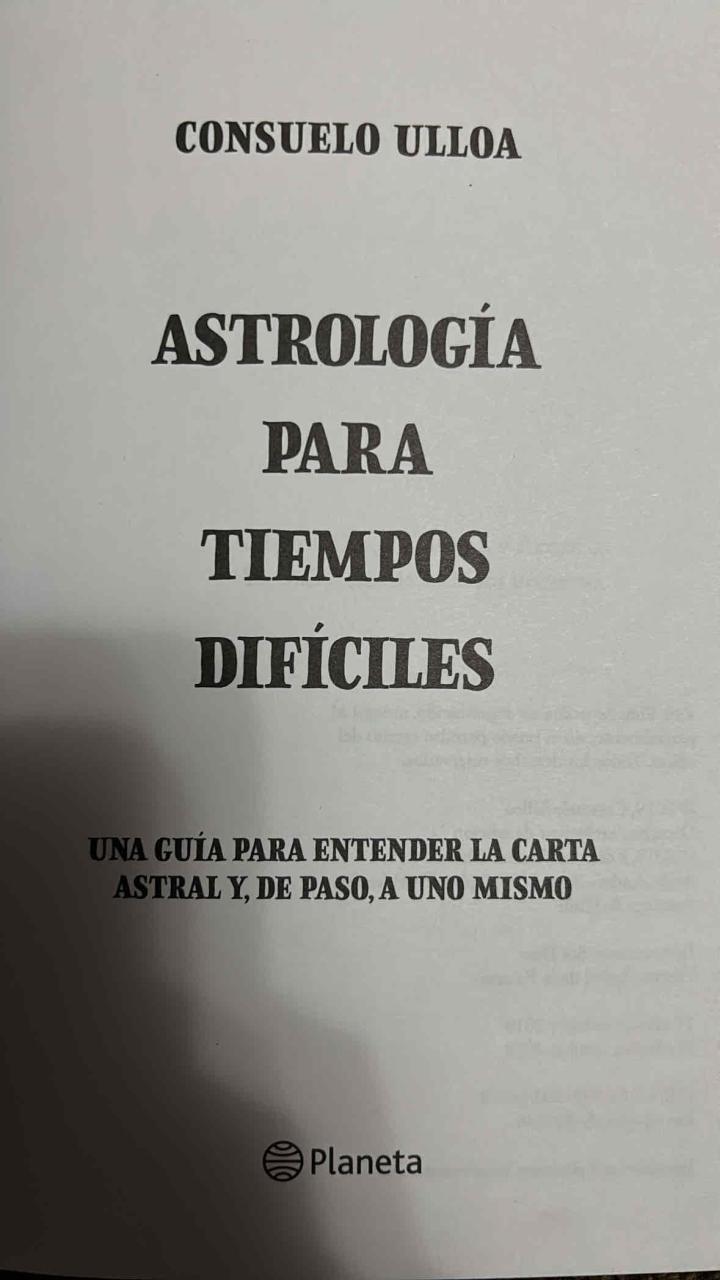 Libro 'Astrología para tiempos difíciles' - miniatura 2