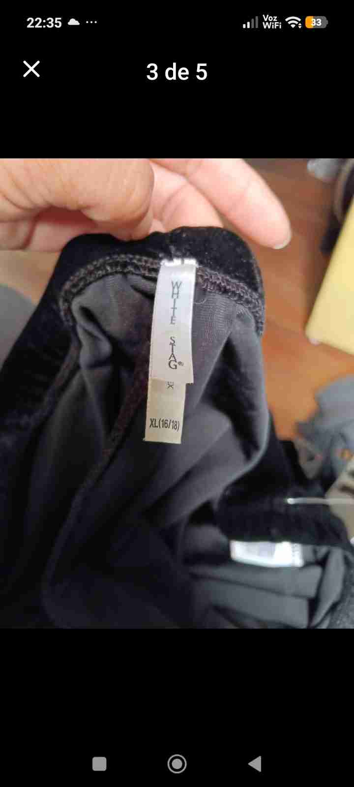 Pantalones de terciopelo negros - miniatura 2