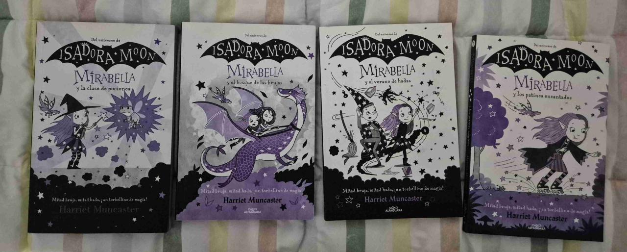 4 Libros de Mirabella - coleccion Isadora Moon