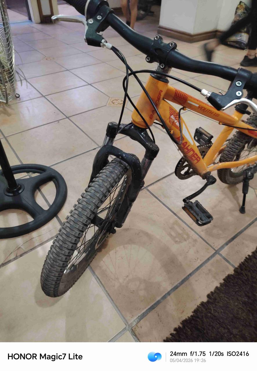 Bicicleta montaña Bahner naranja aro 20 - miniatura 4