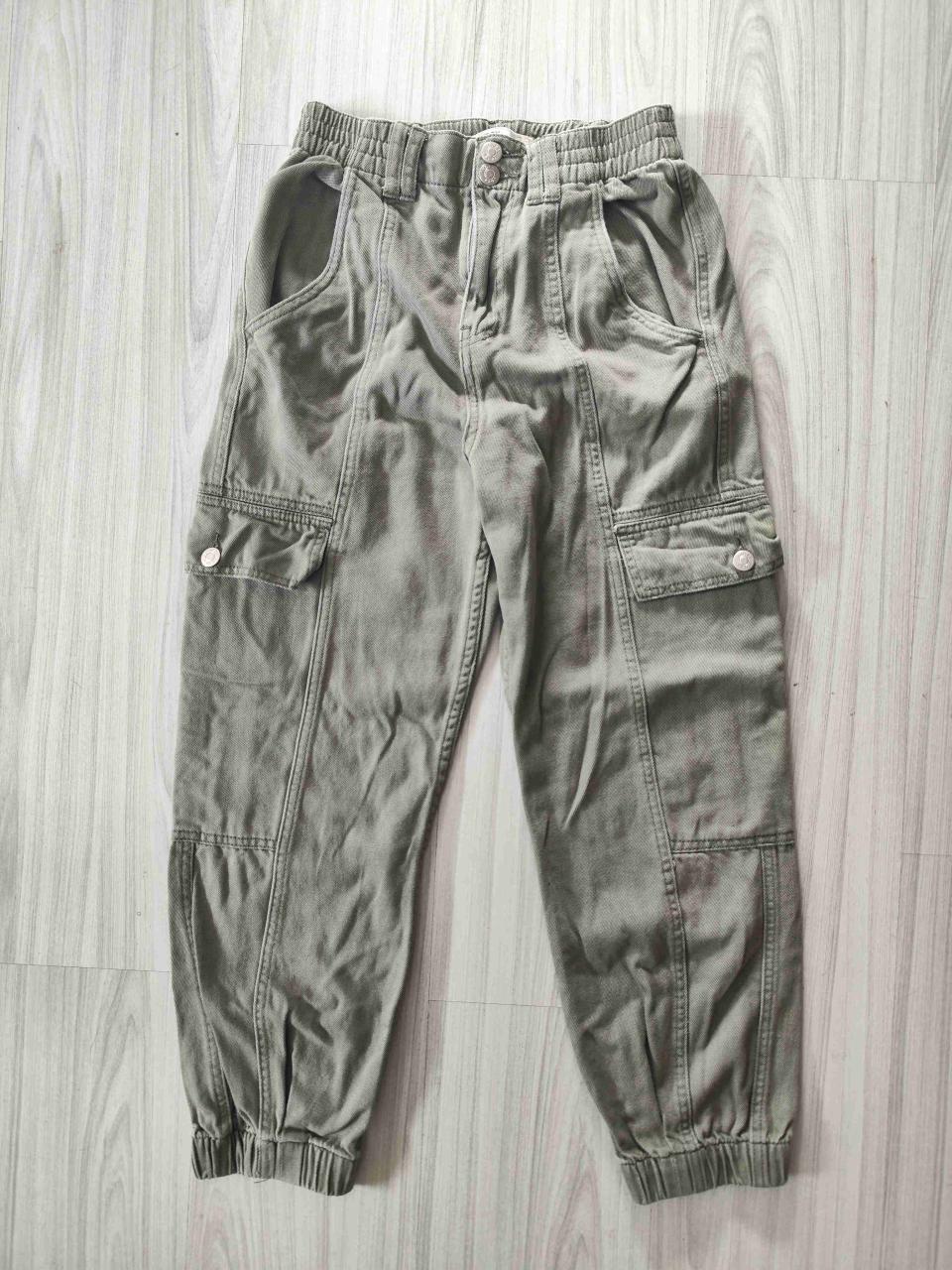 Pantalones Jogger Mujer Cargo INDEX Verde Talla 36 - miniatura 1