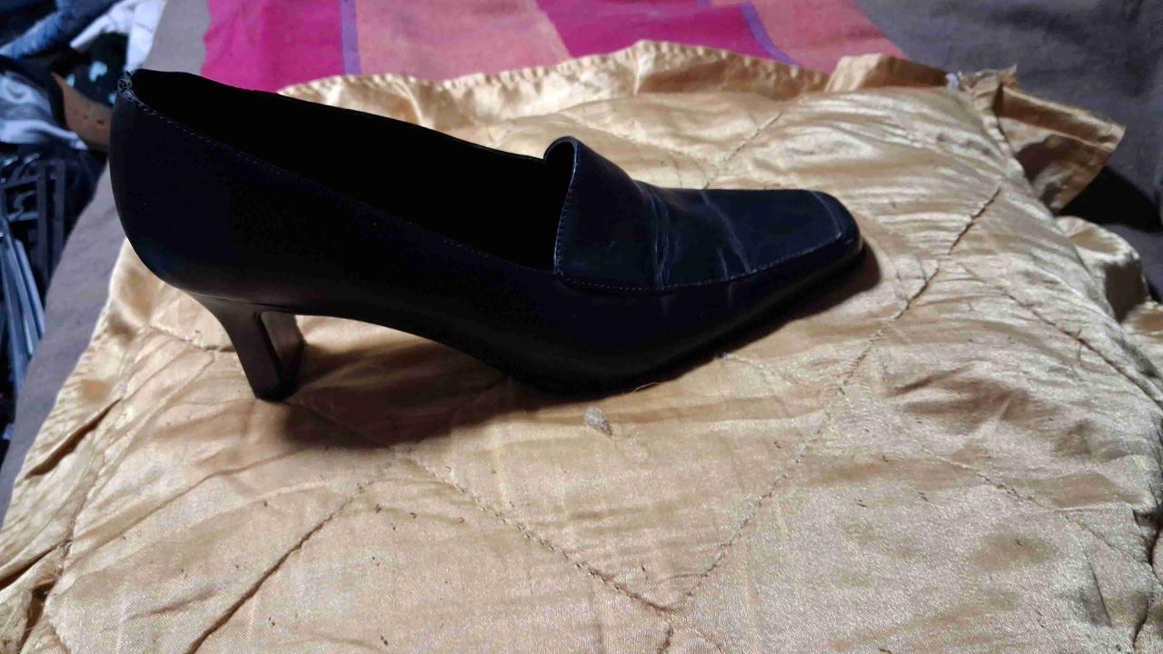 Zapato taco aguja negro casual - miniatura 6