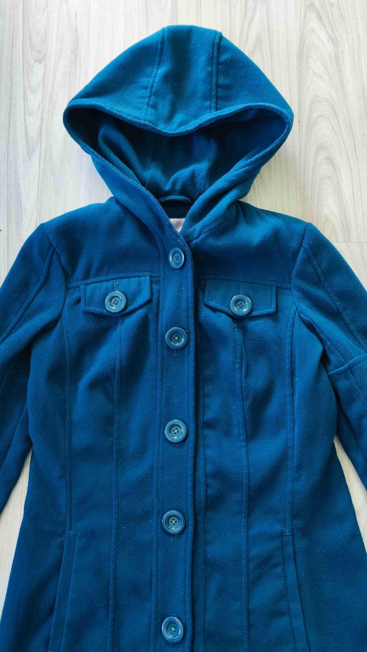 Abrigo Mujer OPPOSITE Azul Capucha Talla S - miniatura 2