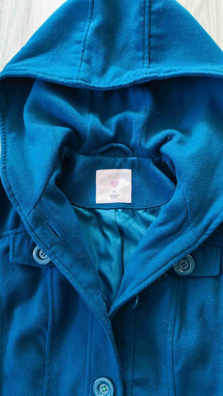 Abrigo Mujer OPPOSITE Azul Capucha Talla S - miniatura 3