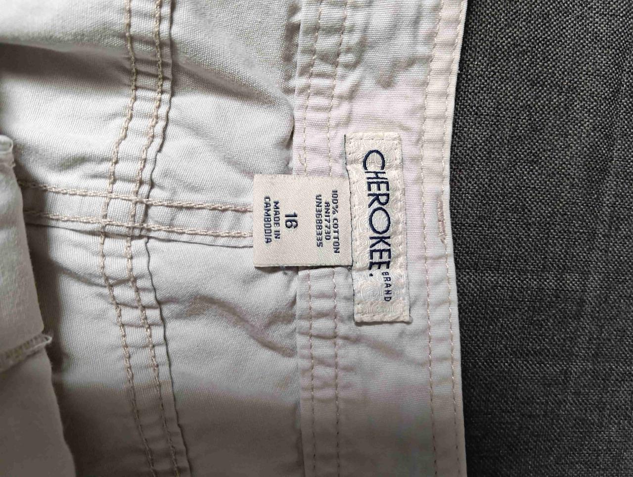 Shorts beige casual mujer - miniatura 2