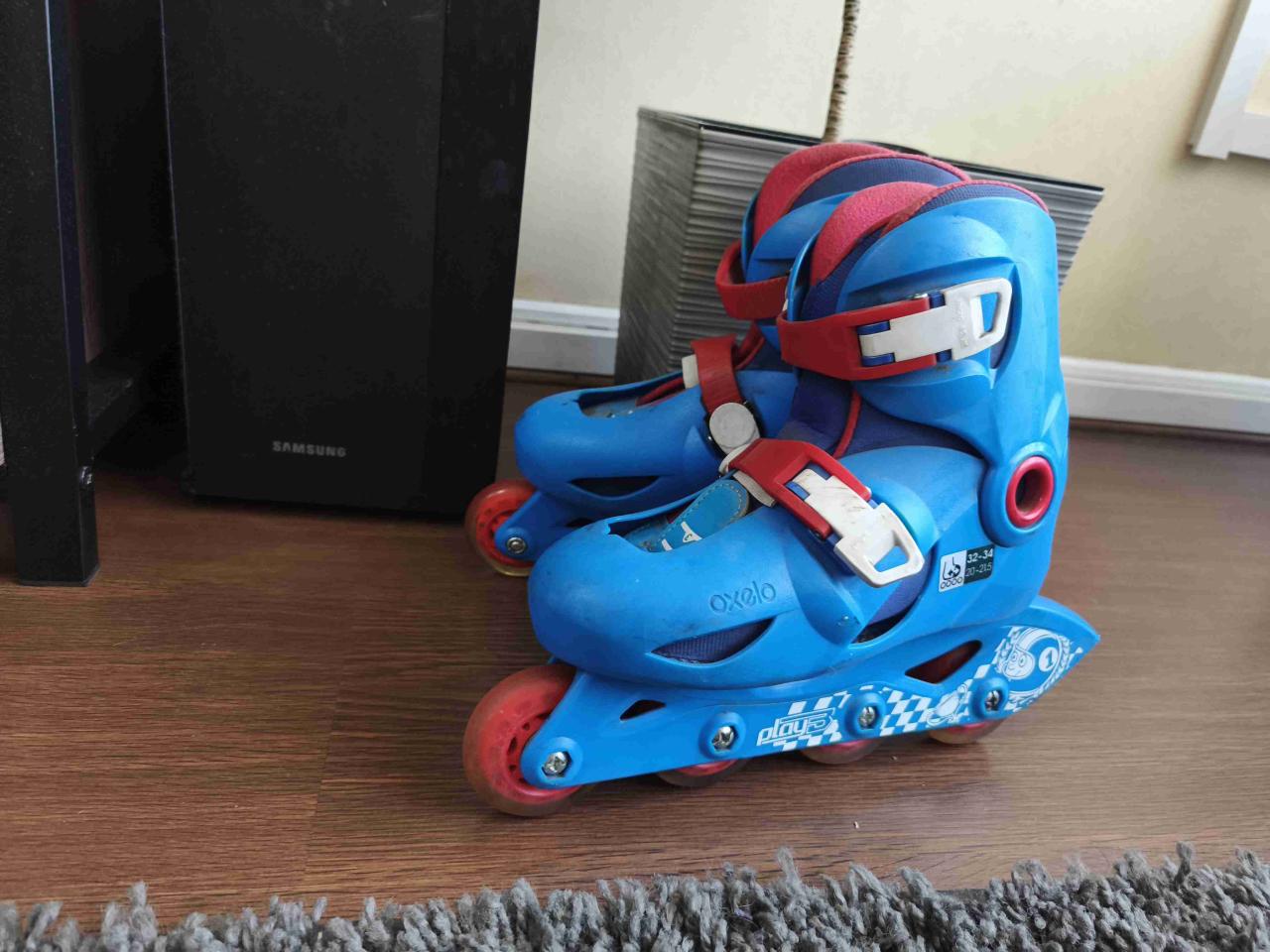 Patines Oxelo azul - miniatura 1