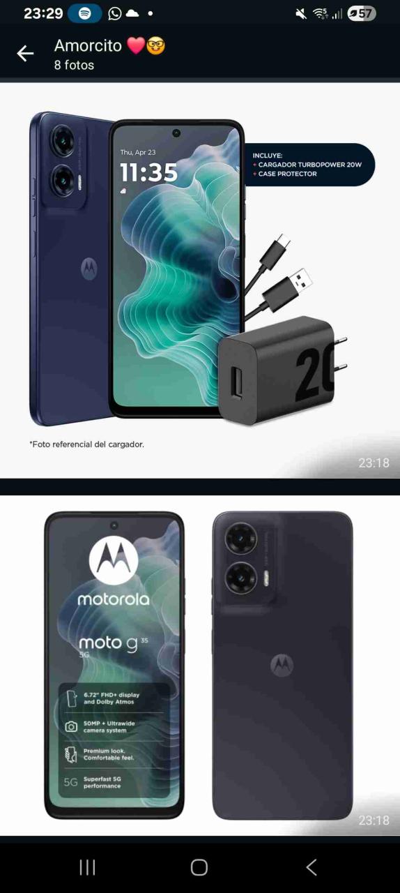 Motorola Moto G 5G negro