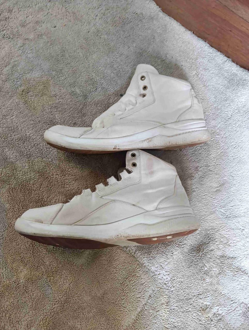 Zapatillas altas blancas Under Armour - miniatura 4