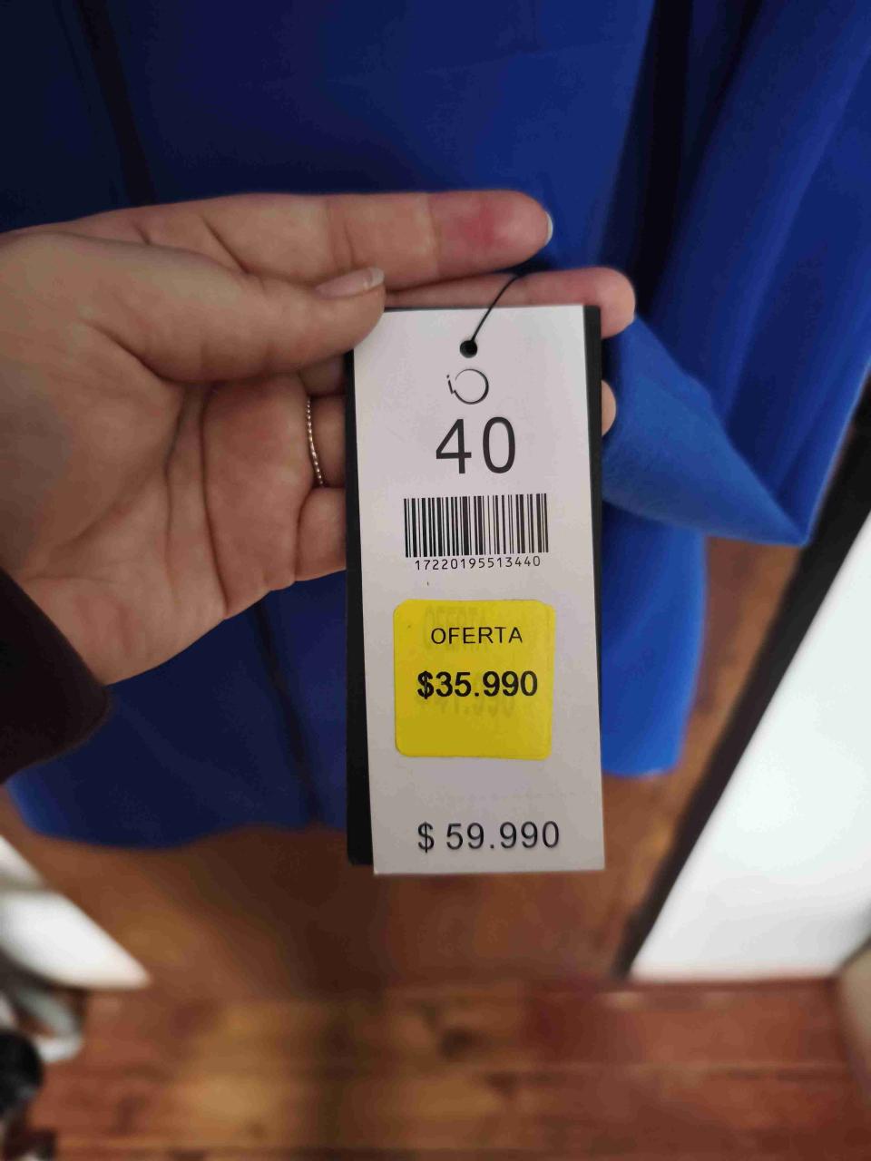 Abrigo azul con cierre - miniatura 4