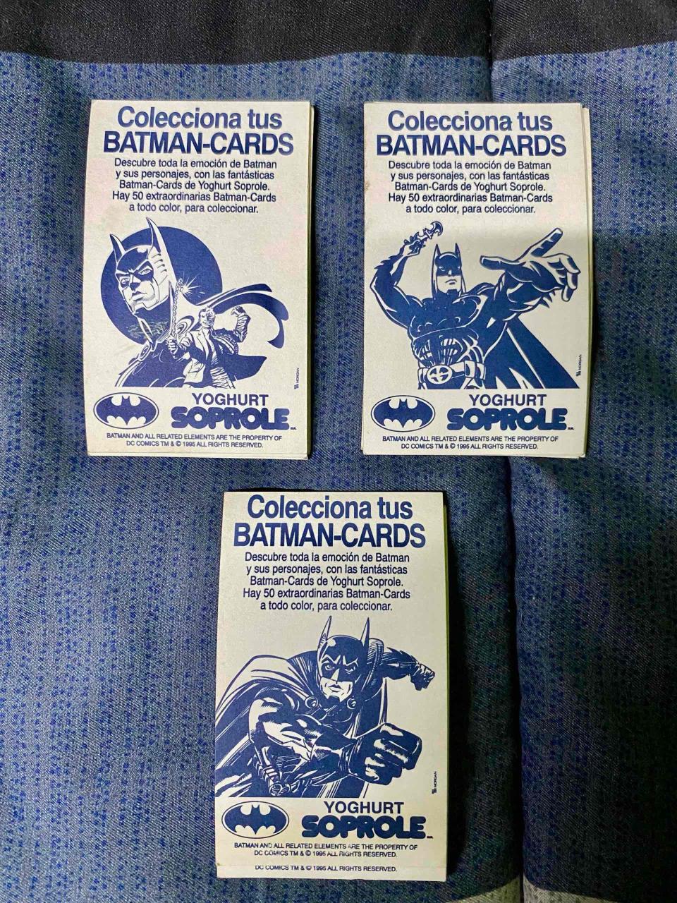 Colección tarjetas Batman vintage soprole - miniatura 2