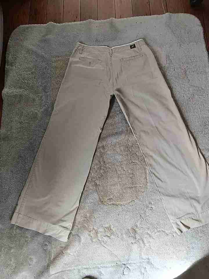 Pantalones beige casuales - miniatura 2