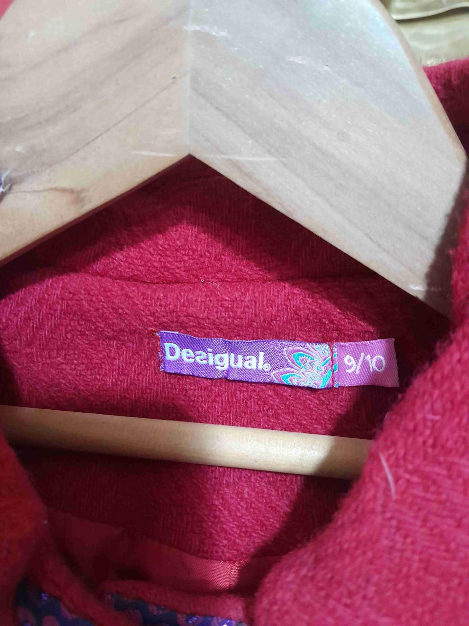 Abrigo rojo estampado Desigual - miniatura 6