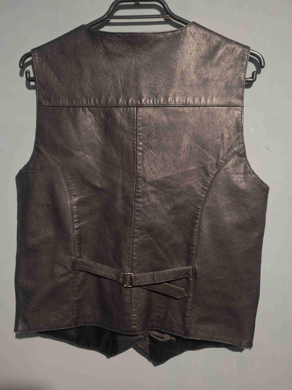 Chaquetilla de cuero negro - miniatura 3