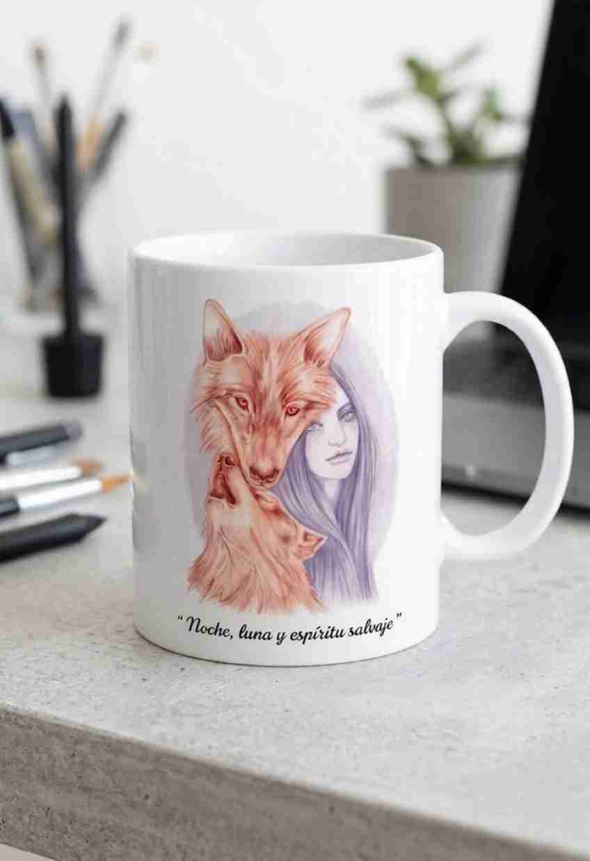 Tazas Ilustradas - Colección "Magia y Naturaleza" - miniatura 2