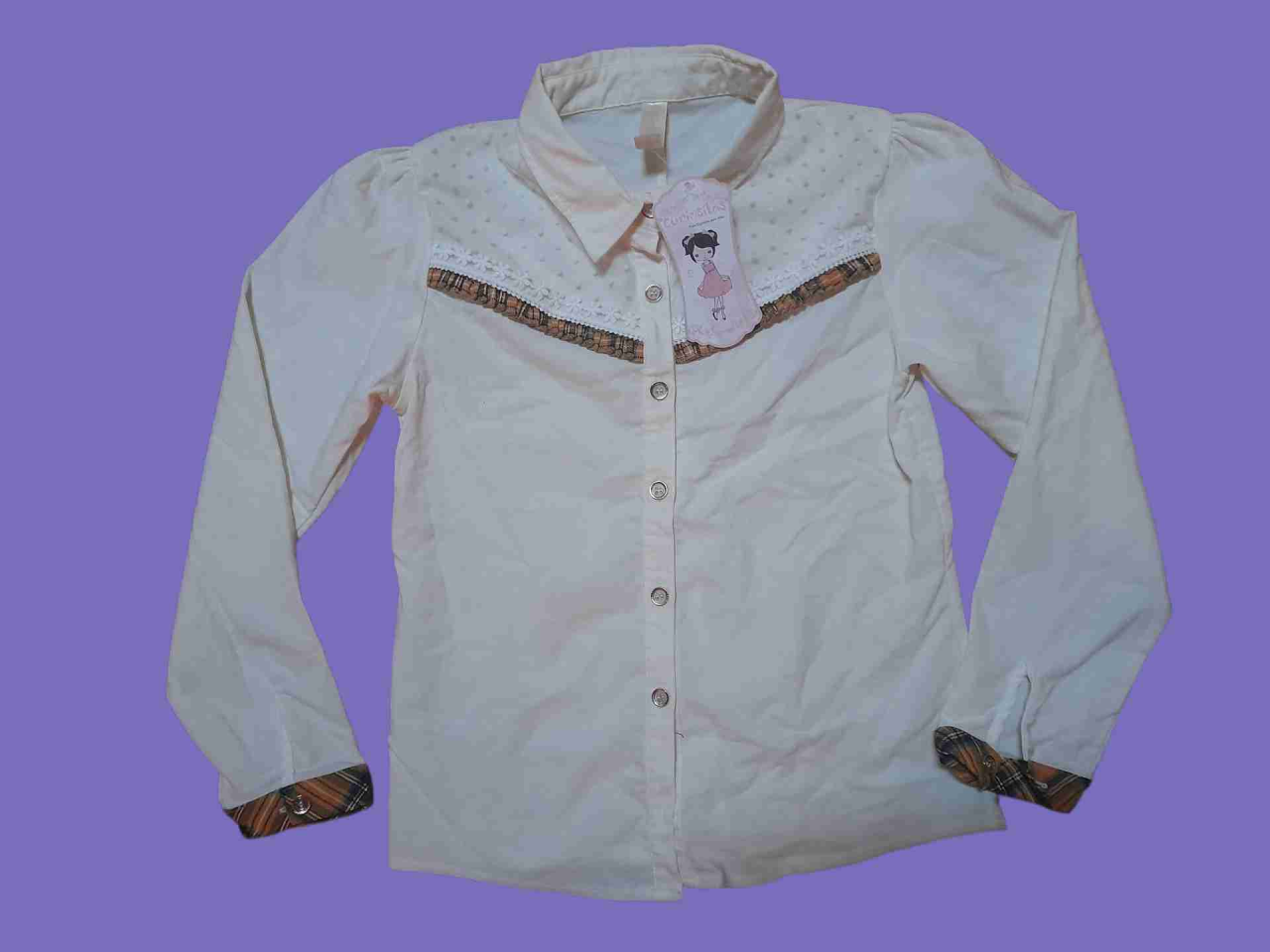 Conjunto Niña Blusa y Falda Talla 10 - miniatura 2