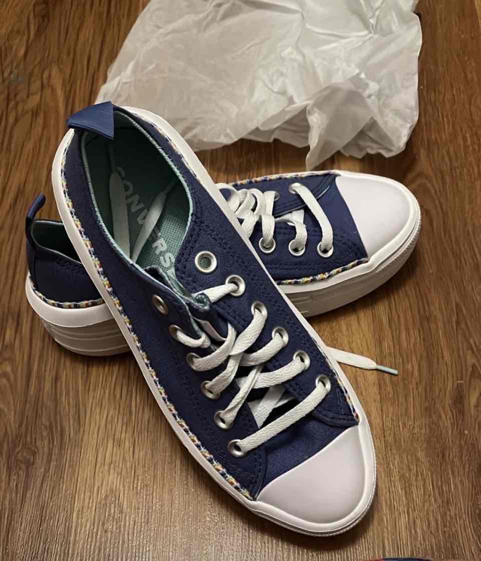 Zapatillas azules de lona Converse