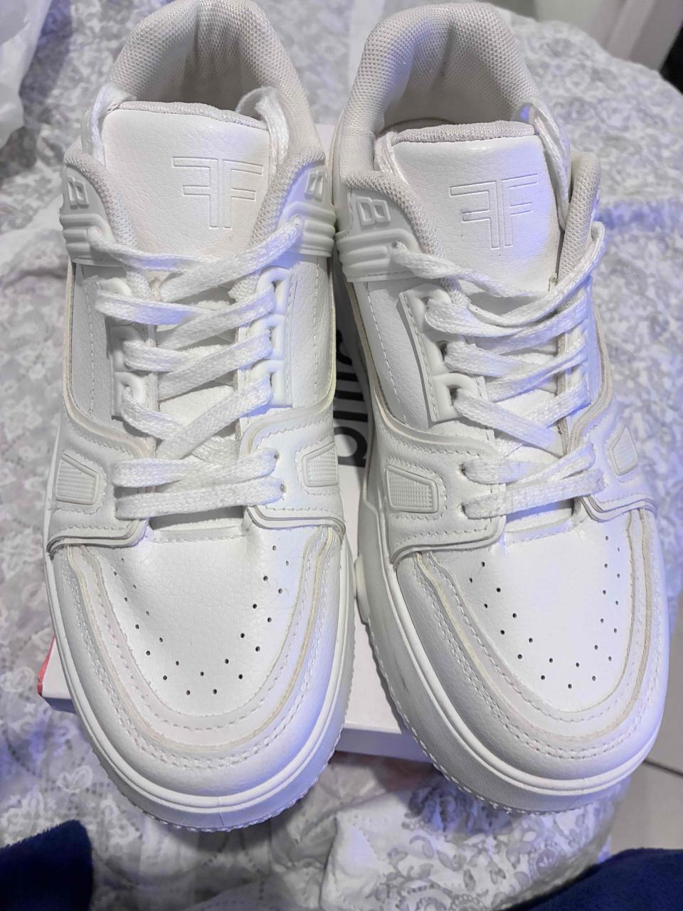 Zapatillas blancas casual Studio F - miniatura 1