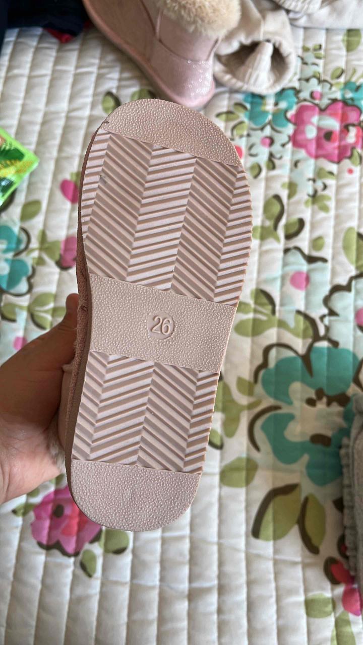 Botas rosadas para niña talla 26 - miniatura 2