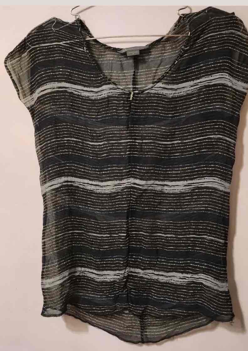 Blusa transparente a rayas - miniatura 1