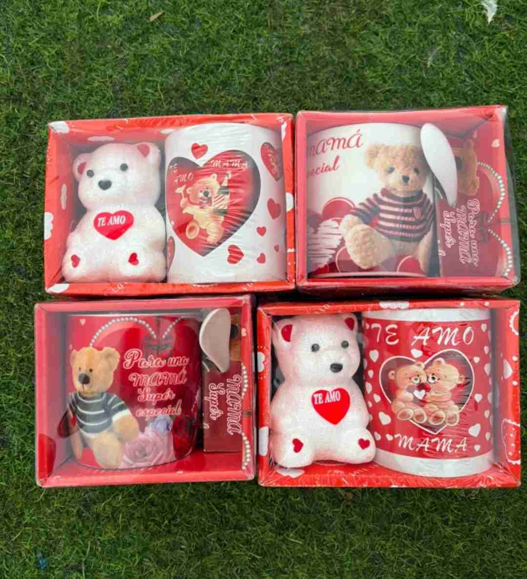 Set regalo oso de peluche con taza - miniatura 2