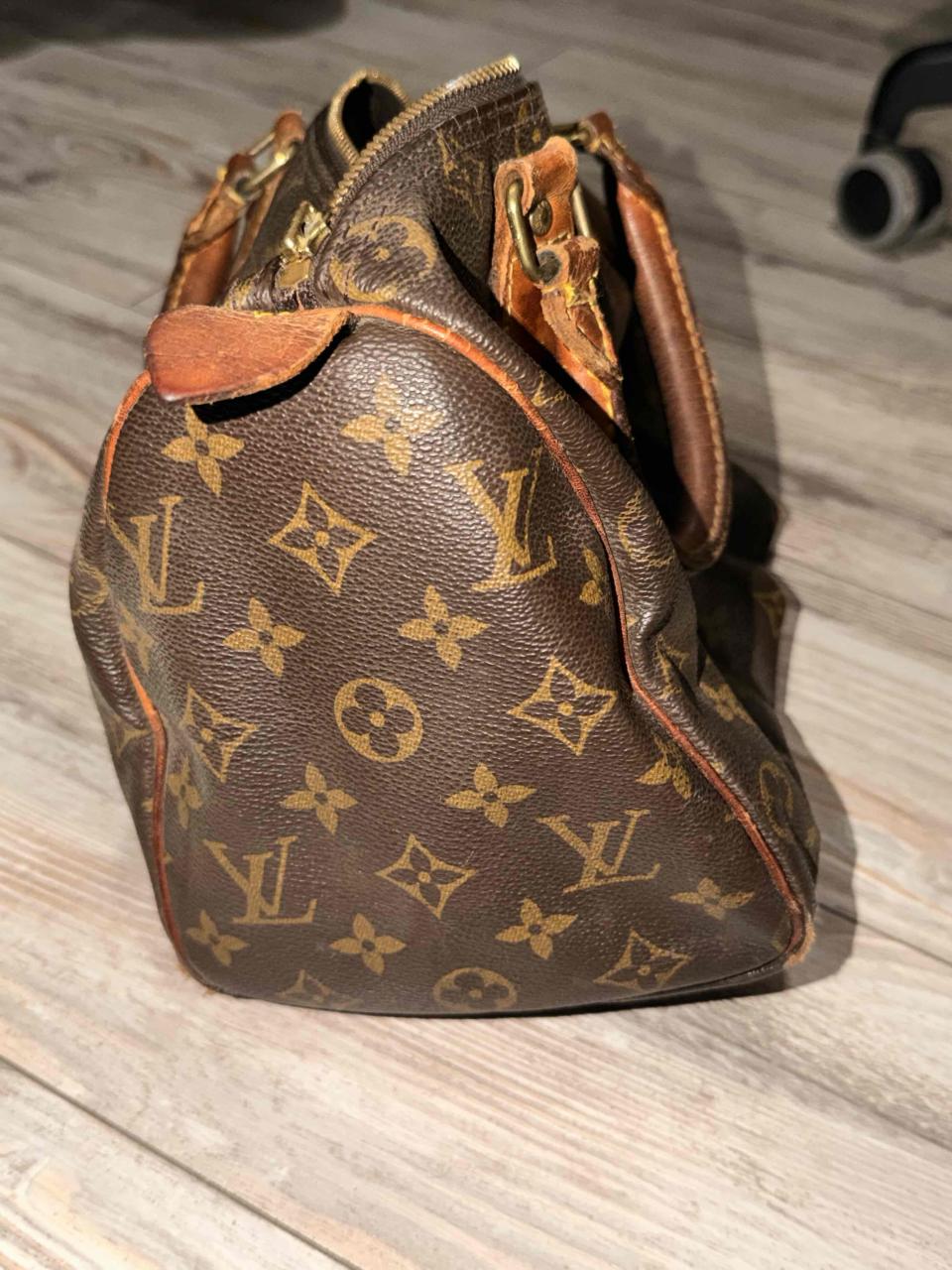 Bolso de mano marrón diseño clásico - miniatura 3