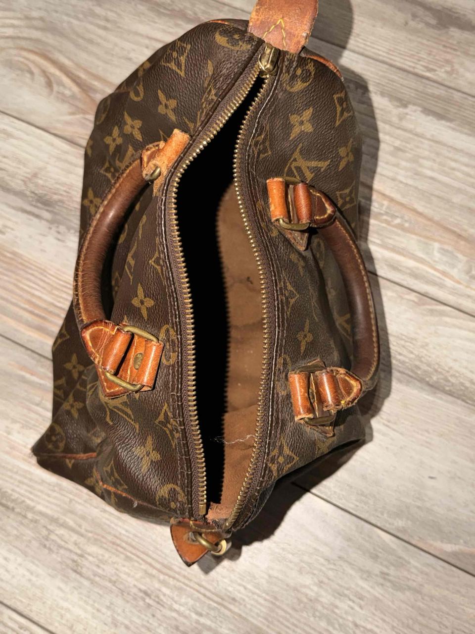 Bolso de mano marrón diseño clásico - miniatura 5