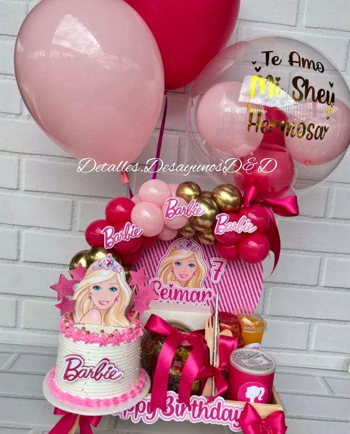 Decoración fiesta temática Barbie - miniatura 1